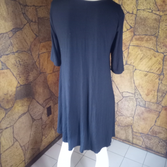 Old Navy Black Long Sleeve Dress - Picture 3 of 3